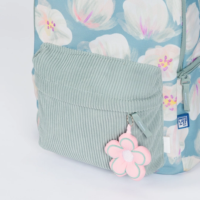 Plecak szkolny młodzieżowy miętowy kwiatki 26l Bloom OXFORD