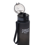 Bidon na wodę butelka dziecka tritan 600ml czarny BPA FREE AQUA PURE ASTRA
