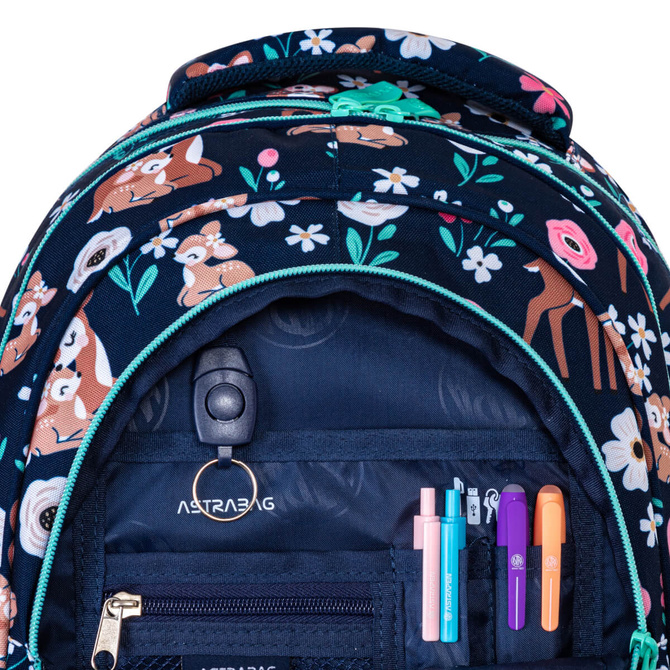 Plecak szkolny Baby Deer sarenka AB330 3 komorowy 20l ASTRABAG