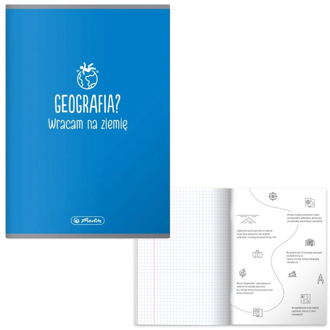 Zestaw zeszyt przedmiotowy klasa 7-8 12x A5 60k soft touch +GRATIS A5 60k