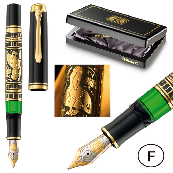 Pióro wieczne Toledo M700 F Black na prezent premium FWI PELIKAN