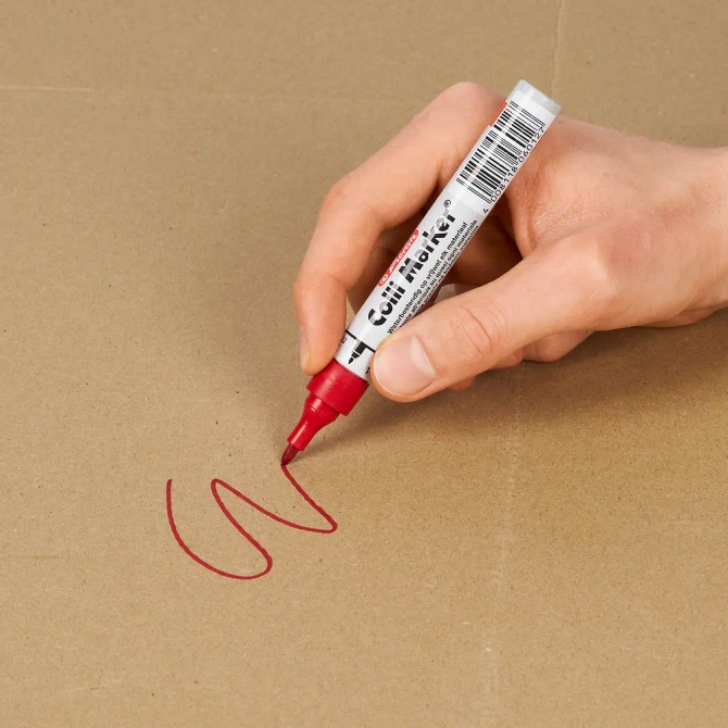 Marker permanentny wodoodporny czerwony Colli-Marker HERLITZ