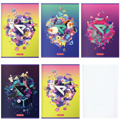 Zeszyt A4 60 kartek kratka w kratkę EKIPA Friza HERLITZ  5sztuk