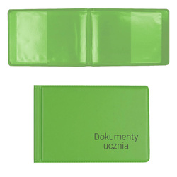 Okładka etui na plastikową legitymację e-legitymację szkolną dokumenty ID-1