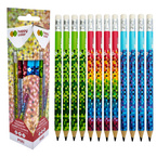 Ołówek do nauki pisania Jumbo trójkątny 2B z gumką 12 szt PIXI HAPPY COLOR