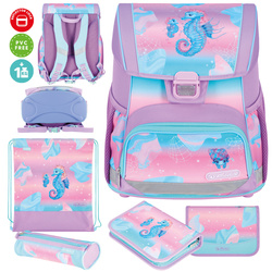 Zestaw tornister plecak szkolny Loop Plus konik morski Ocean Lights HERLITZ