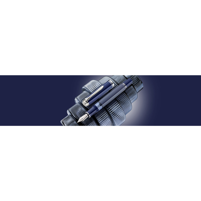 Pióro wieczne Souveran Striped Blue M815 B na prezent premium PELIKAN