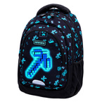 Plecak szkolny Minecraft Dark Pixel AB330 3 komorowy 20l ASTRABAG