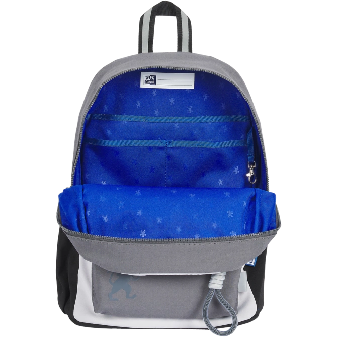 Plecak szkolny młodzieżowy szary czarny 25l Funky OXFORD