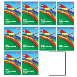 Blok rysunkowy biały A4 20k 100g/m HERLITZ 10szt