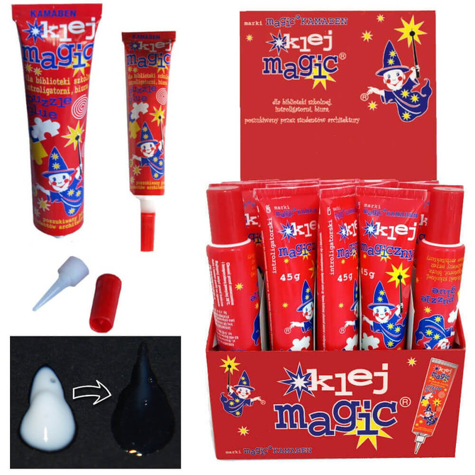 Klej MAGIC Magiczny w płynie tubce z aplikatorem 45g KAMABEN 20szt