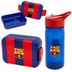 Śniadaniówka lunchbox + bidon butelka 400ml zestaw FC Barcelona ASTRA