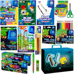 Wyprawka szkolna duży zestaw do szkoły XXL 21 elementów Minecraft ASTRA