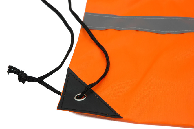 Worek odblaskowy szkolny z nadrukiem logo napis