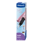 Pióro wieczne Twist dla dzieci prawo/lewo różowe Girly Rose PELIKAN