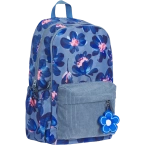 Plecak szkolny młodzieżowy niebieski kwiatki 26l Bloom OXFORD