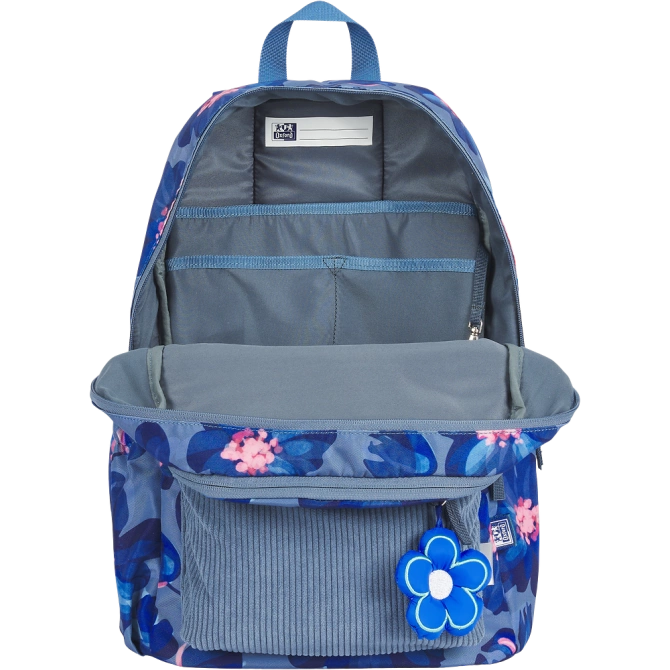 Plecak szkolny młodzieżowy niebieski kwiatki 26l Bloom OXFORD