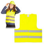 Kamizelka odblaskowa dorosłych nadruk logo napis