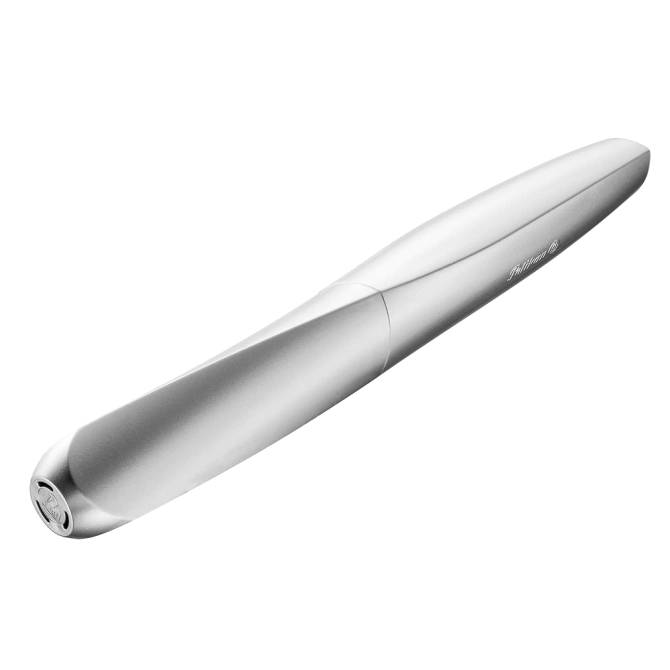 Pióro wieczne Twist dla dzieci prawo/lewo srebrne Silver PELIKAN