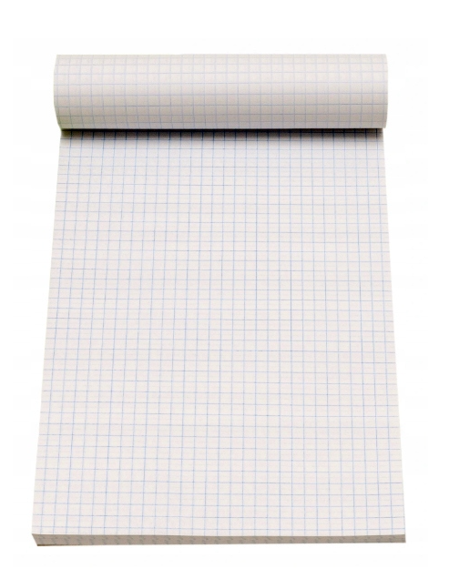 Blok notatnikowy notatnik notes A5 100 kartek w kratkę TOP-2000