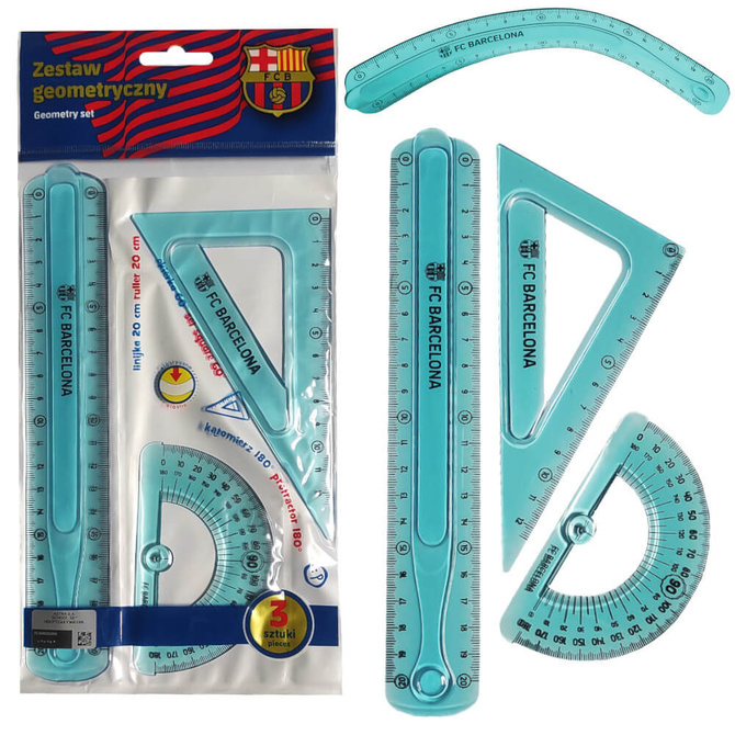 Wyprawka szkolna zestaw do szkoły XL 17 elementów FC Barcelona ASTRA