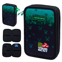 Piórnik podwójny dwukomorowy bez wyposażenia Minecraft Do Your Best ASTRA