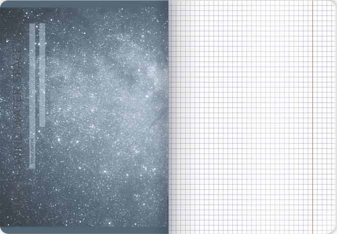 Zeszyt A4 80 kartek w kratkę z marginesem 70g Bird's Eye 10szt TOP 2000