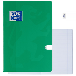 Zeszyt A4 60 kartek w linie z marginesem 99,4µm anti-scratch zielony OXFORD