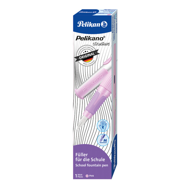 Pióro wieczne dla praworęcznych Pelikano Structure P480 róż Pink PELIKAN