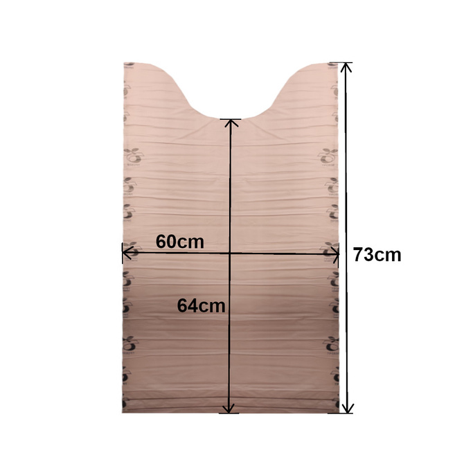 Worki biodegradowalne kompostowalne ATEST 60L 400 sztuk 40 rolek SIPEKO