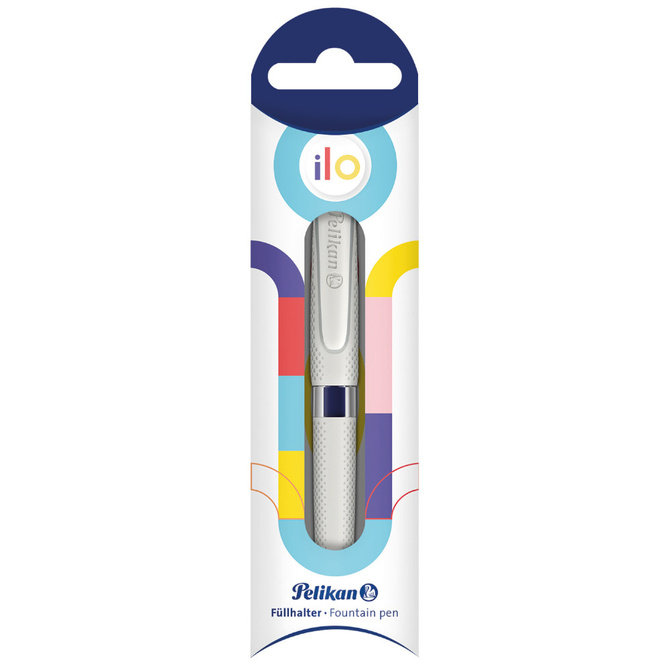 Pióro wieczne dla dzieci prawo/lewo białe ILO PELIKAN