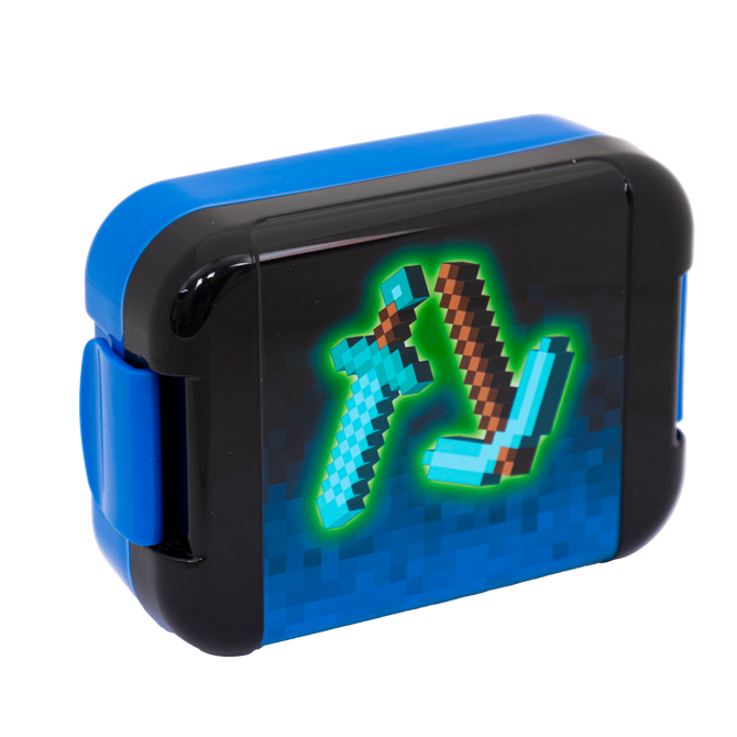 Śniadaniówka pojemnik na kanapki lunchbox Minecraft Blue Pixel ASTRA