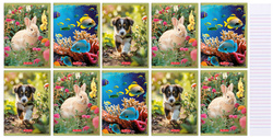 Zeszyt A5 16k w 3 linie kolorową z marginesem 70g/m2 Animals HERLITZ 10szt