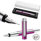 Pióro wieczne PURA P40 EF Purple aluminiowe na prezent FWI PELIKAN