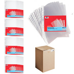 Koszulki obwoluty A4 krystaliczne na dokumenty 2500szt 40mic HERLITZ