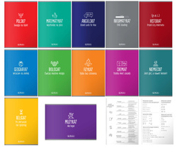 Zestaw zeszyt przedmiotowy klasa 7 12x A5 60k soft touch HERLITZ