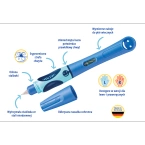 Pióro wieczne Griffix 4 dla dzieci Leworęcznych niebieskie Blue PELIKAN