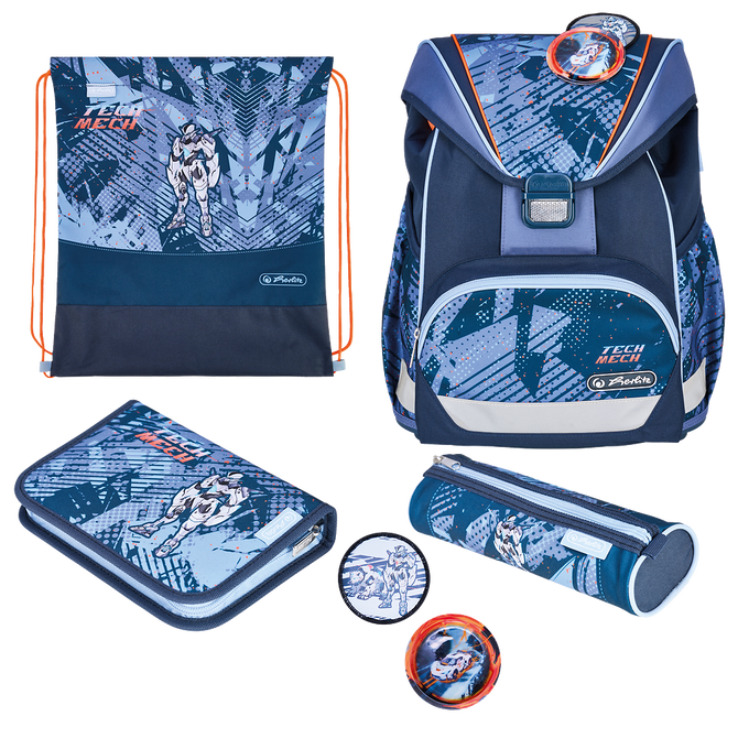 Zestaw tornister plecak UltraLight Plus z robotem Techmech HERLITZ