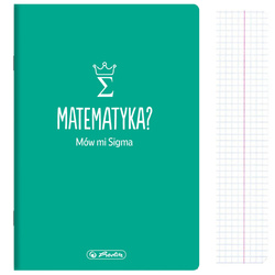 Zeszyt A5 60k kratka matematyka przedmiotowy soft touch HERLITZ
