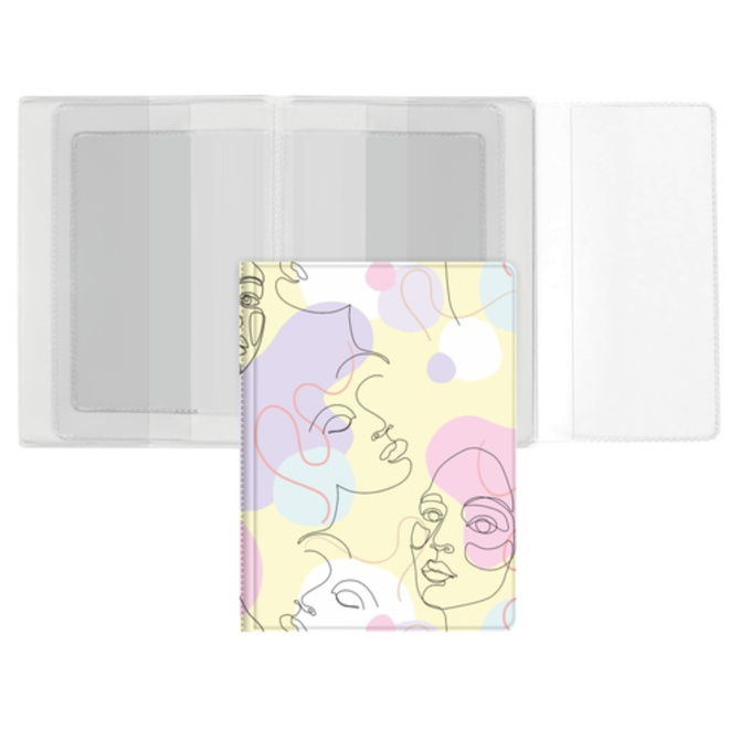 Okładka dokumenty dowód rejestracyjny legitymacje lineart women BIURFOL