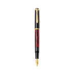 Pióro wieczne Classic M200 F Red Marbled na prezent premium PELIKAN