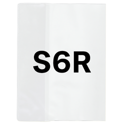 Okładka S6R regulowana 26cm x 40,8-44cm przezroczysta krystaliczna