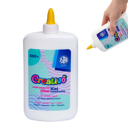 Klej w płynie w butelce 500ml 0,5kg super mocny uniwersalny Creativo ASTRA