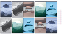 Zeszyt A5 32 kartki w linie z marginesem 70g/m2 Landscape 10szt TOP 2000