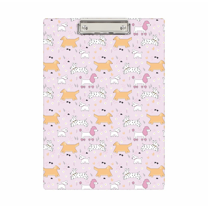 Deska z klipem clipboard podkładka do pisania PVC A4 pieski Puppies BIURFOL