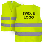 Kamizelka odblaskowa VEST2 BHP z nadrukiem logo