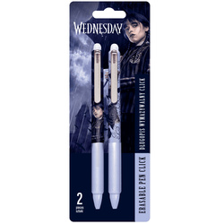 Długopis ścieralny wymazywalny automatyczny 2szt niebies Wednesday ASTRAPEN