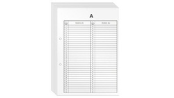 Przekładka do teczki akt osobowych A4 typ A 10szt