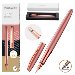Pióro wieczne Jazz Noble Elegance M P36 pudełko prezent różowe Rose PELIKAN