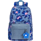 Plecak szkolny młodzieżowy niebieski kwiatki 26l Bloom OXFORD